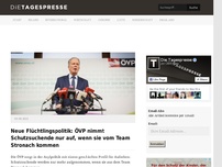 Bild zum Artikel: Neue Flüchtlingspolitik: ÖVP nimmt Schutzsuchende nur auf, wenn sie vom Team Stronach kommen