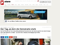 Bild zum Artikel: Der Tag, an dem die Demokratie starb