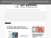 Bild zum Artikel: Für Rentner: Apple bringt iPhone mit extragroßem Home-Button auf den Markt