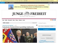Bild zum Artikel: Tschechischer Präsident kritisiert gewalttätige Asylbewerber