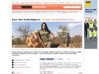 Bild zum Artikel: Ärger über Großwildjägerin: 'Giraffen sind gefährliche Tiere'