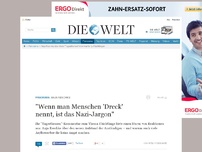 Bild zum Artikel: Anja Reschke : 'Wenn man Menschen 'Dreck' nennt, ist das Nazi-Jargon'