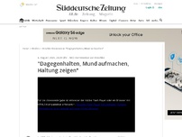 Bild zum Artikel: ARD-Kommentar von Reschke: 'Dagegen halten, Mund aufmachen, Haltung zeigen'