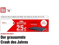 Bild zum Artikel: Motorradfahrer geköpft! - Der grausamste Crash des Jahres