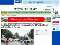 Bild zum Artikel: Detmold:  Im Flüchtlingsheim vergewaltigt: Öffentlichkeit soll nichts erfahren