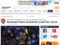 Bild zum Artikel: Arsenal-Fans widmen Cech eigenes Lied