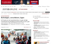 Bild zum Artikel: Flüchtlingscamp Dresden: 
  Schweigen, verschleiern, lügen