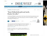 Bild zum Artikel: Geste einer Kellnerin: 'Euer Frühstück geht auf mich. Danke für alles'