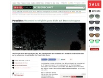 Bild zum Artikel: Perseiden: Neumond ermöglicht gute Sicht auf Sternschnuppen