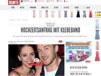 Bild zum Artikel: Hochzeitsantrag mit Klebeband