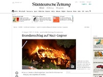 Bild zum Artikel: Jamel in Mecklenburg-Vorpommern: Brandanschlag auf Nazi-Gegner