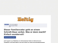 Bild zum Artikel: Dieser Familienvater geht an einem Schrott-Haus vorbei. Was er dann macht? Einfach wundervoll!