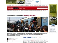 Bild zum Artikel: Flüchtlinge in Mazedonien: Panik vor dem Zaun