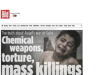 Bild zum Artikel: Chemical weapons, torture, mass killings - The truth about Assad's war on Syria