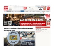Bild zum Artikel: Bayern reicht's: Sie wollen Grenzen dicht machen