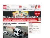 Bild zum Artikel: Mit 60.000-Euro-Auto zum Wiener Sozialmarkt