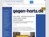 Bild zum Artikel: Holland: Bedingungslos 1000 Euro ohne Sanktionen