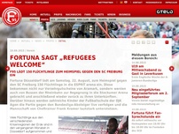 Bild zum Artikel: Fortuna sagt „Refugees Welcome“