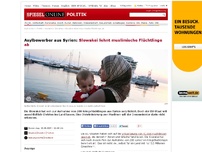 Bild zum Artikel: Asylbewerber aus Syrien: Slowakei lehnt muslimische Flüchtlinge ab