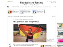 Bild zum Artikel: Leichtathletik-WM: Schwanitz gewinnt Gold im Kugelstoßen