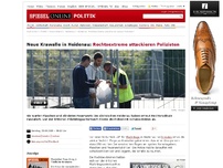 Bild zum Artikel: Heidenau bei Dresden: Wieder Krawalle von Rechtsextremen