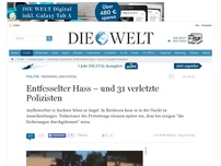 Bild zum Artikel: Heidenau (Sachsen): Entfesselter Hass – und 31 verletzte Polizisten