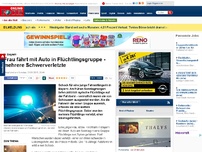 Bild zum Artikel: In Bayern - Frau fährt mit Auto in Flüchtlingsgruppe - mehrere Schwerverletzte