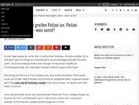 Bild zum Artikel: ​Heidenau: Rechte greifen Polizei an, Polizei verprügelt Linke – was sonst?