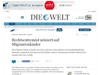 Bild zum Artikel: Berliner S-Bahn: Rechtsextremist uriniert auf Migrantenkinder