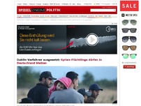 Bild zum Artikel: Dublin-Verfahren ausgesetzt: Syrien-Flüchtlinge dürfen in Deutschland bleiben