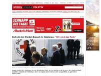 Bild zum Artikel: Buhrufe bei Merkel-Besuch in Heidenau: 'Wir sind das Pack'