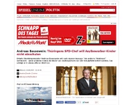 Bild zum Artikel: Andreas Bausewein: Thüringens SPD-Chef will Asylbewerber-Kinder nicht einschulen