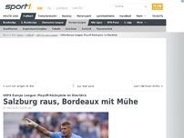 Bild zum Artikel: Bordeaux und Ajax mit Mühe weiter