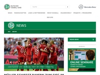 Bild zum Artikel: Müller schießt Bayern zum Sieg im Topspiel