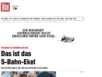 Bild zum Artikel: Das S-Bahn-Ekel - Christoph S. soll auf 2 Kinder uriniert haben