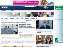 Bild zum Artikel: Abschiebung: Nicht alle Flüchtlinge dürfen bleiben - RTL.de