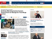 Bild zum Artikel: 'Dann kämen 80 Prozent weniger' - Serbiens Ministerpräsident fordert: Deutschland soll Bezüge für Flüchtlinge senken