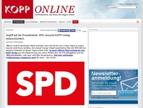 Bild zum Artikel: Angriff auf die Pressefreiheit: SPD versucht KOPP-Verlag einzuschüchtern (Enthüllungen)