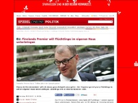 Bild zum Artikel: Finnlands Premier will Flüchtlinge im eigenen Haus unterbringen
