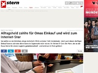 Bild zum Artikel: Weil 51 Cent fehlten: Alltagsheld zahlte für Omas Einkauf und wird zum Internet-Star