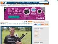 Bild zum Artikel: Bibelspruch eingraviert - 
Wie dieses Gewehr muslimische Terroristen abhalten soll