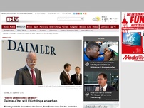 Bild zum Artikel: 'Genau solche Leute suchen wir doch': Daimler-Chef will Flüchtlinge anwerben