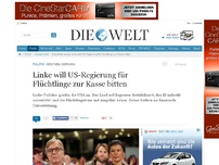 Bild zum Artikel: Destabilisierung: Linke will US-Regierung für Flüchtlinge zur Kasse bitten