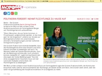 Bild zum Artikel: Politikerin fordert: Nehmt Flüchtlinge zu Hause auf