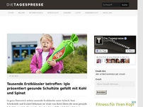 Bild zum Artikel: Tausende Erstklässler betroffen: Iglo präsentiert gesunde Schultüte gefüllt mit Kohl und Spinat