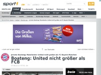 Bild zum Artikel: 'United ist nicht größer als der FC Bayern'