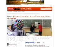 Bild zum Artikel: Bildung: Menschen ausländischer Herkunft haben häufiger Abitur als Deutsche