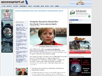 Bild zum Artikel: Deutsche Kanzlerin Merkel bei Facebook-Usern unten durch