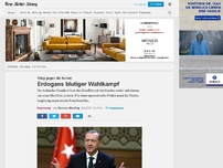 Bild zum Artikel: Krieg gegen die Kurden: Erdogans blutiger Wahlkampf