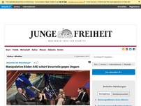 Bild zum Artikel: Manipulative Bilder: ARD schürt Vorurteile gegen Ungarn